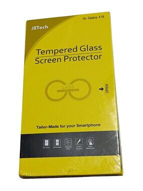 Jetech Tempered Glass Screen Protector Galaxy A16 3 Pack Hd Clear